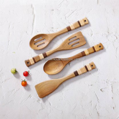 Woodsun Kitchen Utensils Cooking Spatula Leak Spoon Turner
