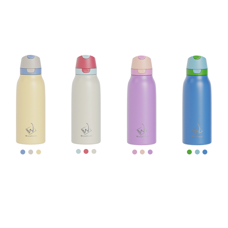 Supplier Insulated Stainless Steel Water Bottle With Straw, Drinking Bottle With Straw Drinkware