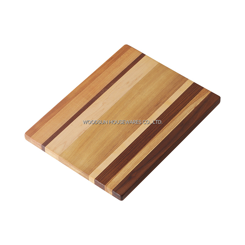 Woodsun Black Walnut Oak Carbonized Ash Hard Maple Acacia Sapele Teak Butcher Chopping Cutting Block Board Rectangle