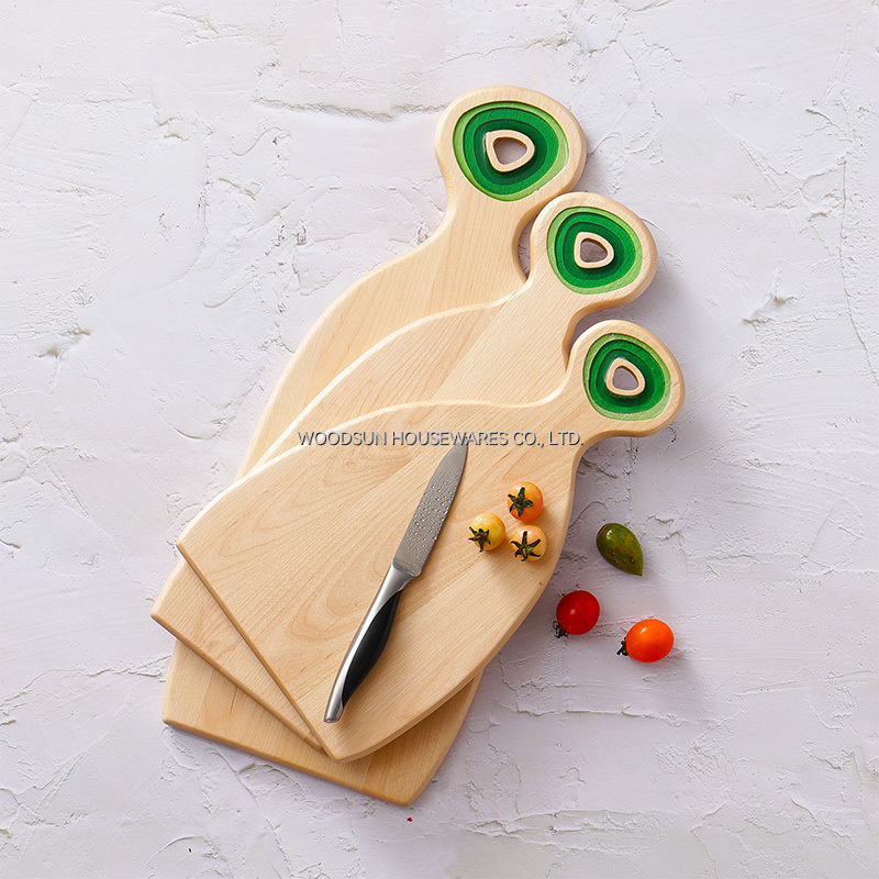 Woodsun White Birch Resin Schneidbretter Tabla De Cortar Cutting Wood Board