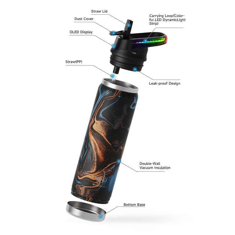 2025 NEW Smart Thermos Water Bottle