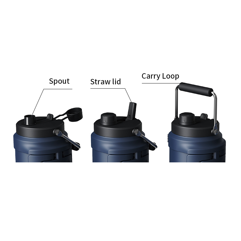 Woodsun Custom Manufacturer Vacuum Stainless Steel 1 Gallon Water Jug Bottle Water Container Hydration