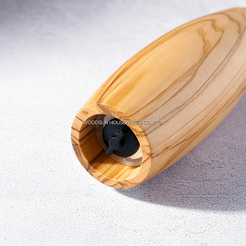 Woodsun Olive Wood Pepper Mill Premium Salt And Pepper Grinders