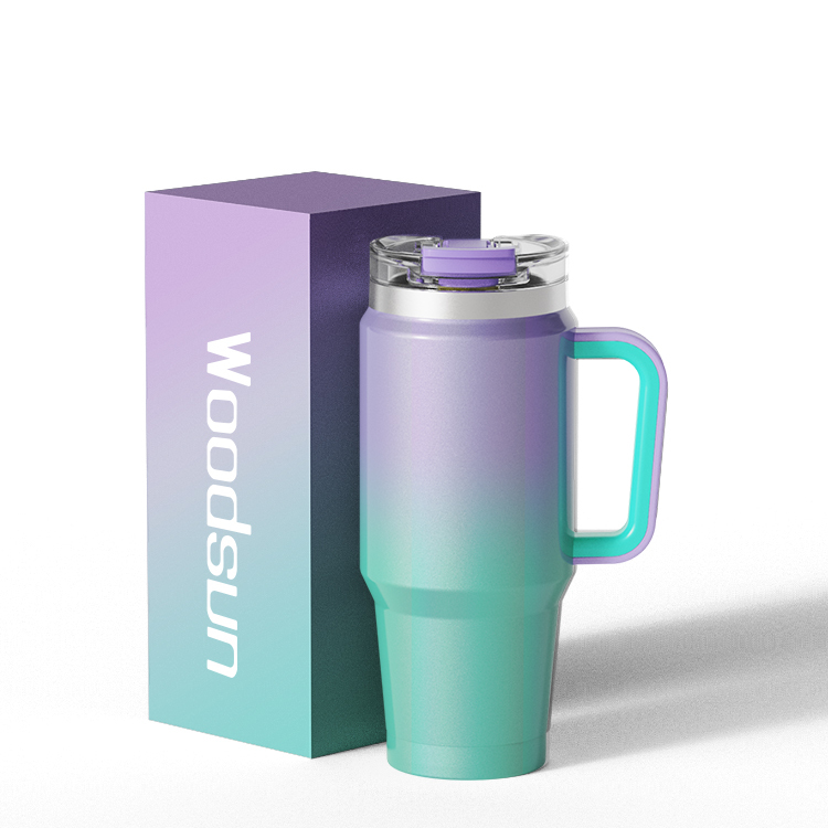 Manufacturer Double Lids 2 IN 1 Wholesale Stainless Steel Coffee Cups Tumbler For Christmas