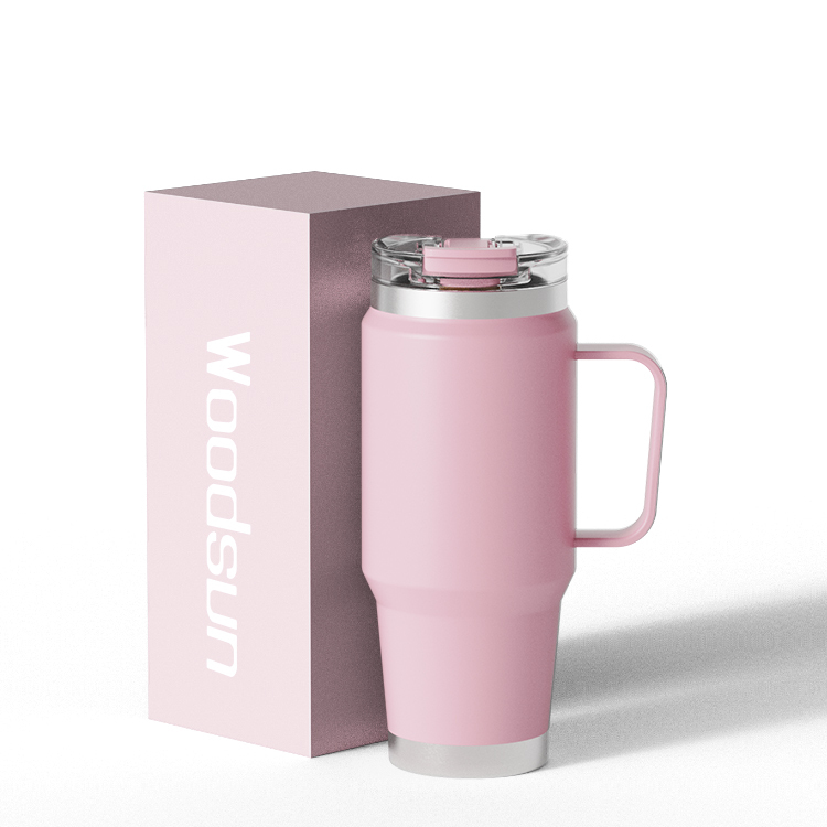 Manufacturer Double Lids 2 IN 1 Wholesale Stainless Steel Coffee Cups Tumbler For Christmas