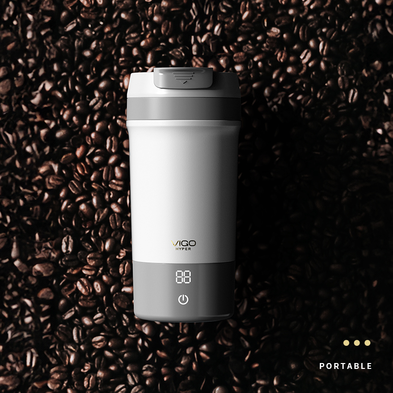 ODM OEM Office Thermal Control Electric Heat Water Flasks Vacuum Smart Termos Coffee Cup