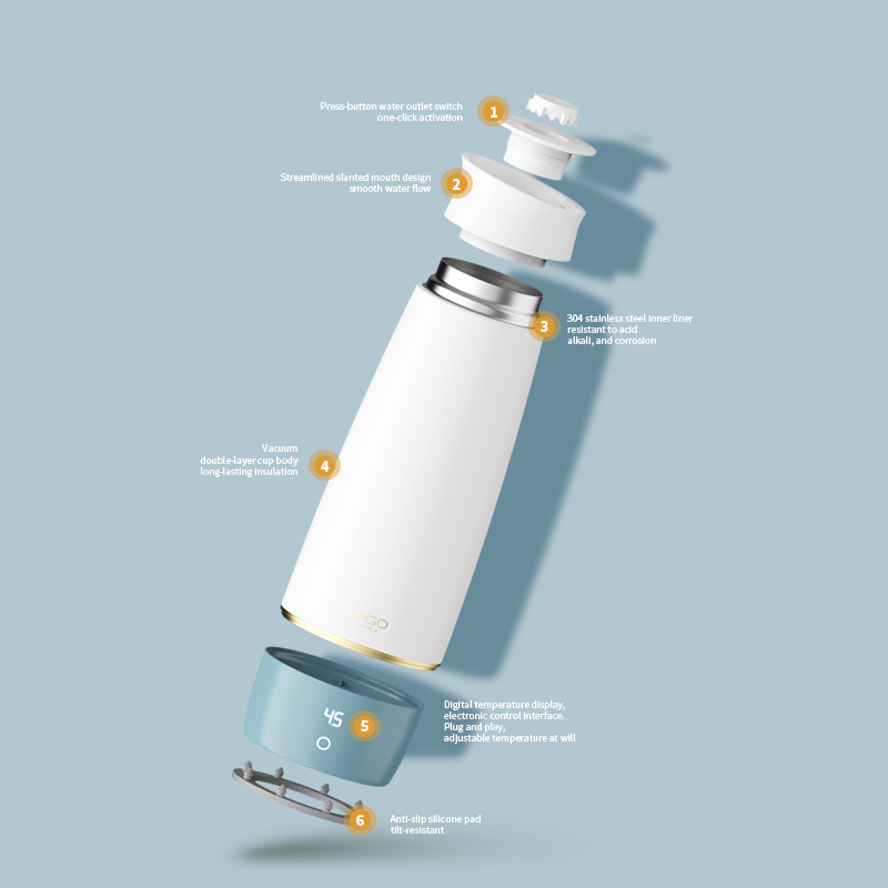 Portable 2025 Electric Kettle With Temperature Control