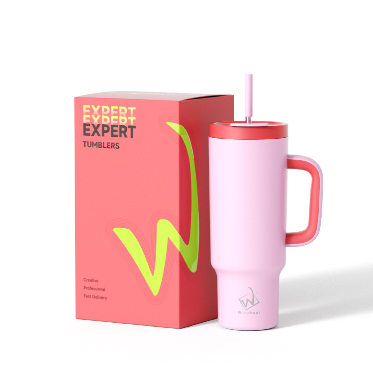 Christmas Gift 40 Oz Insulated Tumbler With Straw And Handle China Manufacturer