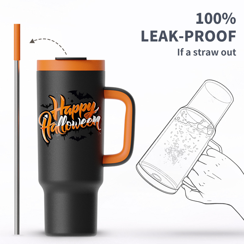 Gifts Stainless Steel Halloween 40oz Tumbler Kids Halloween Car Cup For Happy Halloween