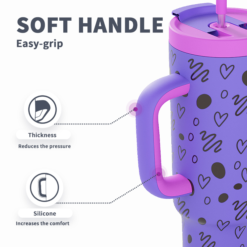 Manufacturer LGBT Stainless Steel Laser Engraved Logo 40Oz Customised Tumblers For Pride Parade