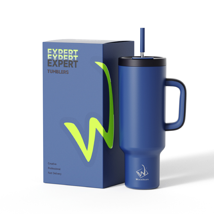 Christmas Gift 40 Oz Insulated Tumbler With Straw And Handle China Manufacturer