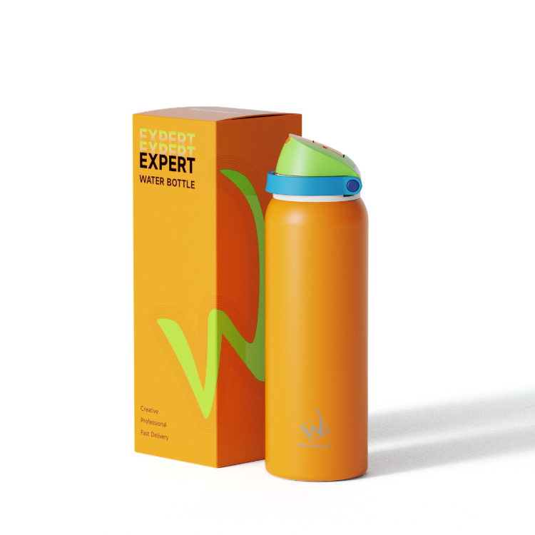 Custom Logo 18 24 32 40 64 Oz Sports 304 Stainless Steel Double Wall Vacuum Thermal Reusable Water Bottle