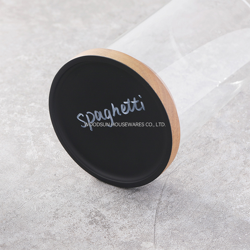 Woodsun Sealed Kitchen Canisters Clear Glass Food Storage Jars Containers