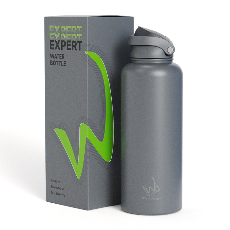 NEW Vacuum Insulated Water Bottle Stainless Steel With Straw