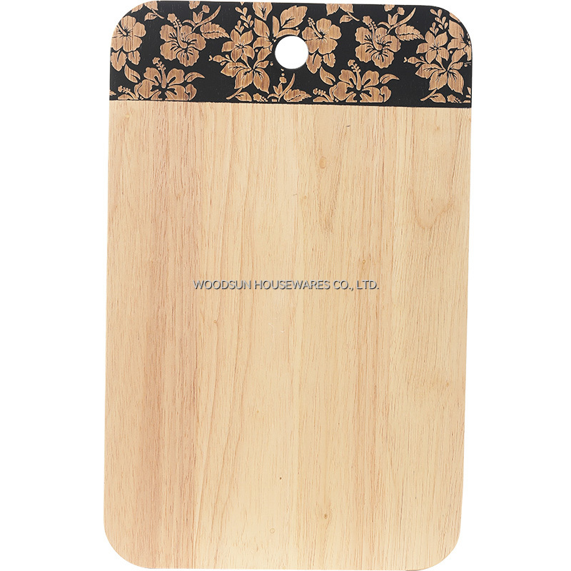 Woodsun 2025 Laser Engraving Slicing Wooden Custom Cutting Board Kitchen Acacia Wood Serving Board