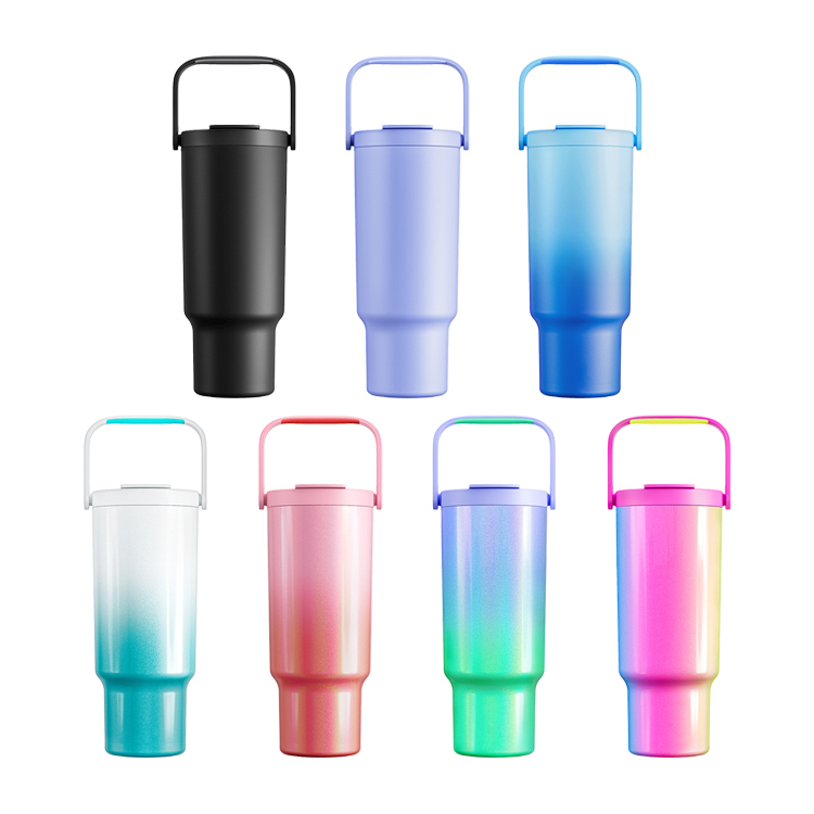 2025 New Product Ideas Cup Travel Coffee Mug 40Oz Tumbler With Handle For Business Gifts