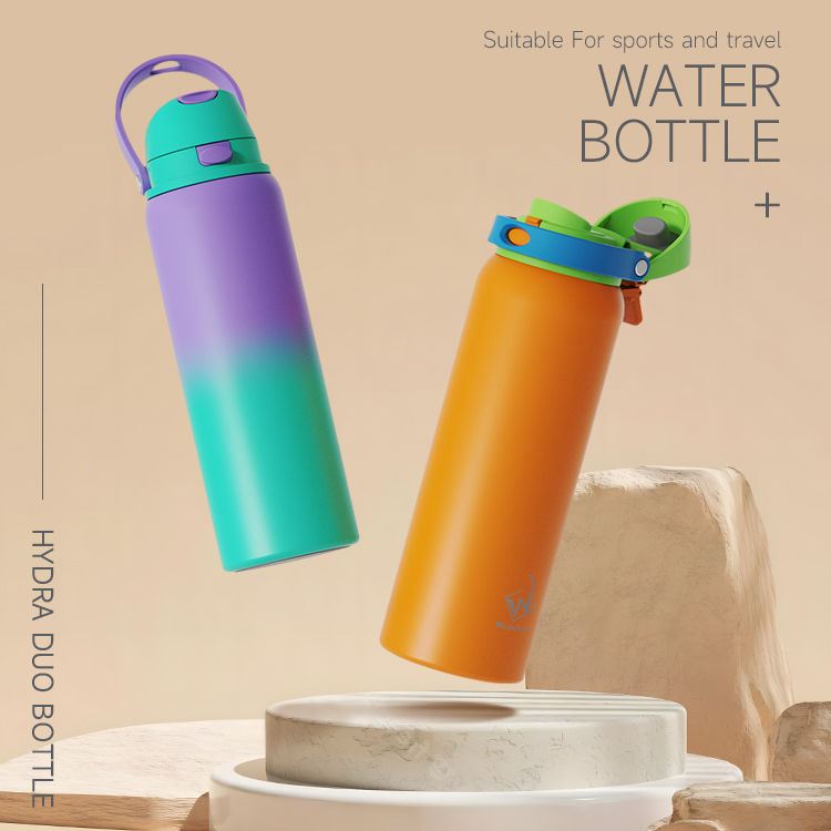 Custom Logo 18 24 32 40 64 Oz Sports 304 Stainless Steel Double Wall Vacuum Thermal Reusable Water Bottle