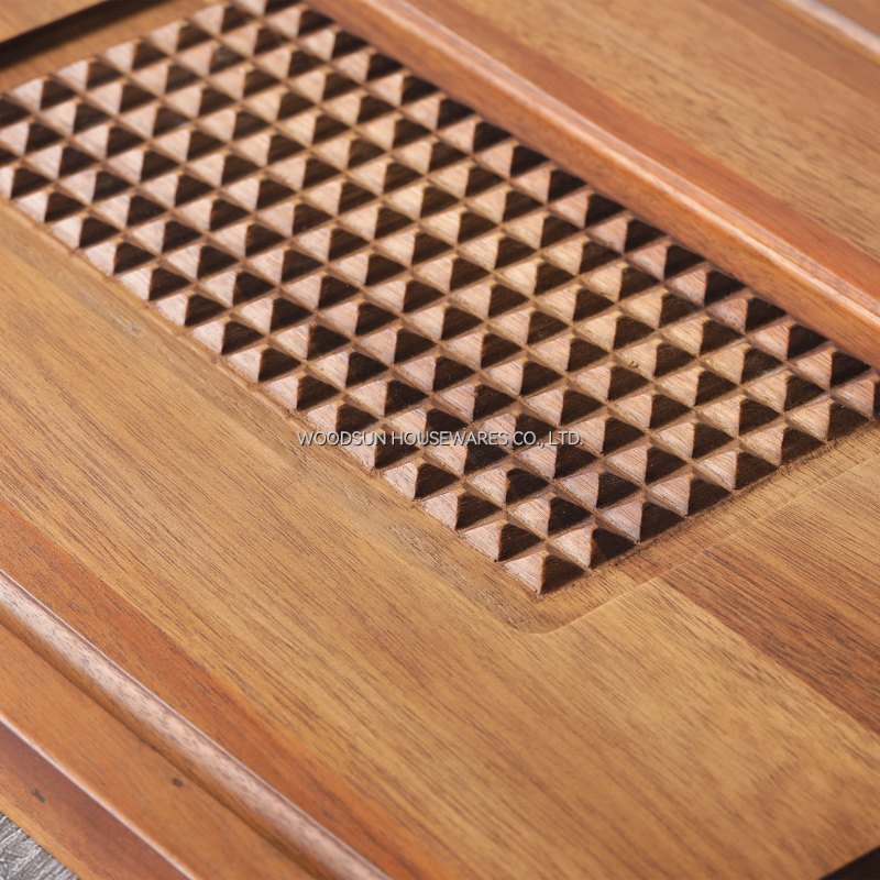 Woodsun Acacia Wood SS 430 Kitchen Handmade Wood Best Cutting Board