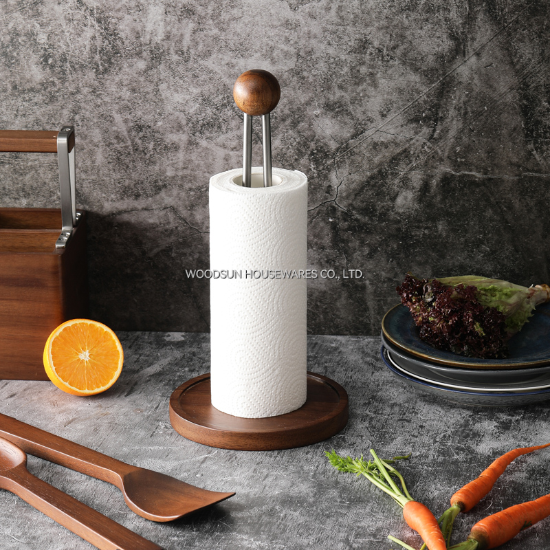 Woodsun Modern Custom Paper Towel Holder Stand Manufacturer 2025