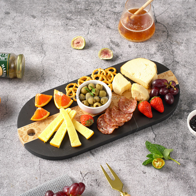 Woodsun Custom Manufacturer Laser Pattern 2025 Wood And Marble Wood Cutting Board