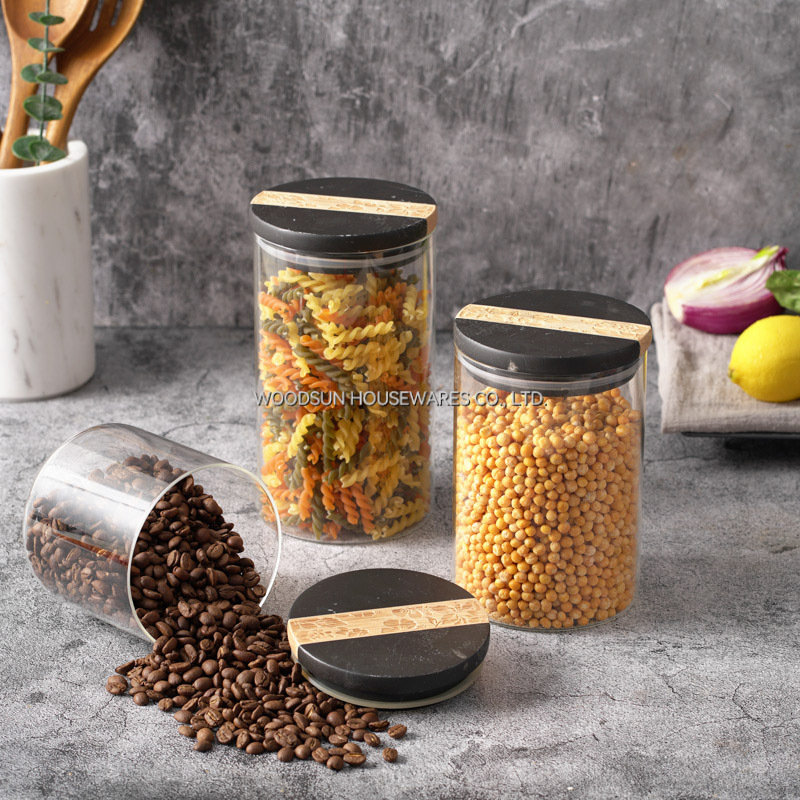 Woodsun Custom Manufacturer Food Storage Tea Sugar Coffee Canisters Candy Containers