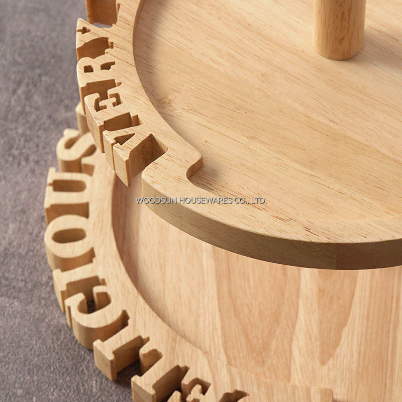 Woodsun Alzata Per Torta Puesto De Pasteles Kuchenstand Wedding Party Cup Cakes 2 Tier Cake Stand