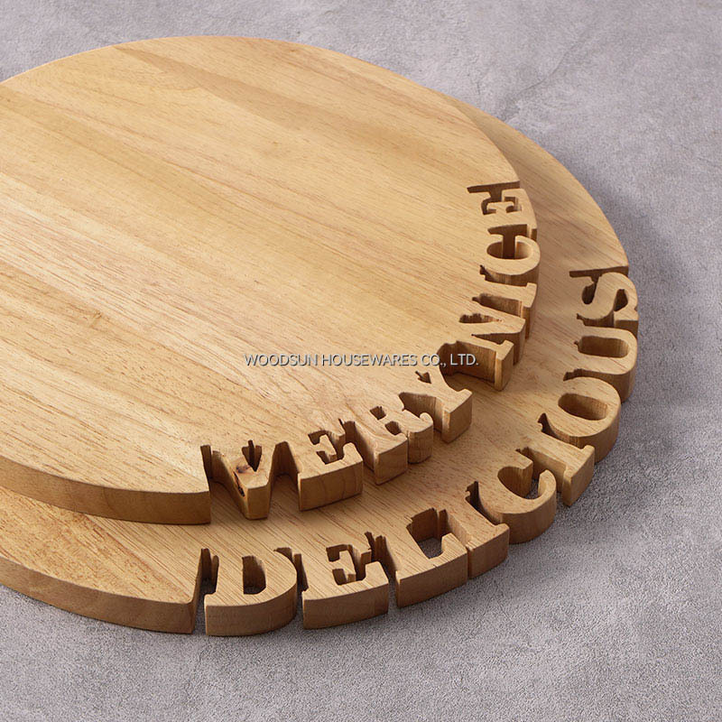 Woodsun Solid Lettering Tarjoilulauta Tavola Di Servizio Plateau De Service Pizza Serving Board Wood
