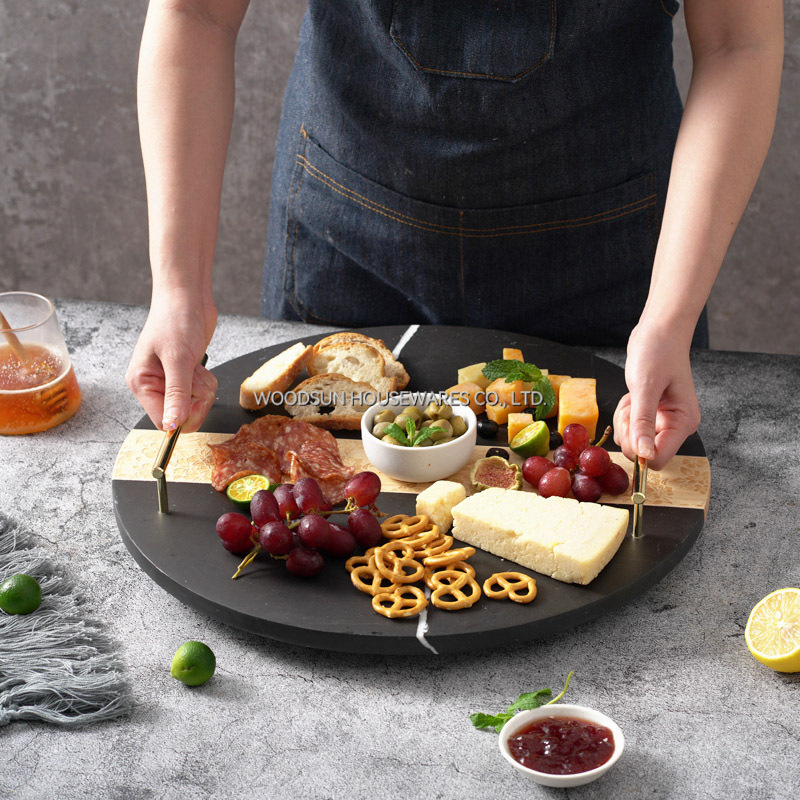 Woodsun 2025 Gift Custom Desert Serving Trays For Restaurant