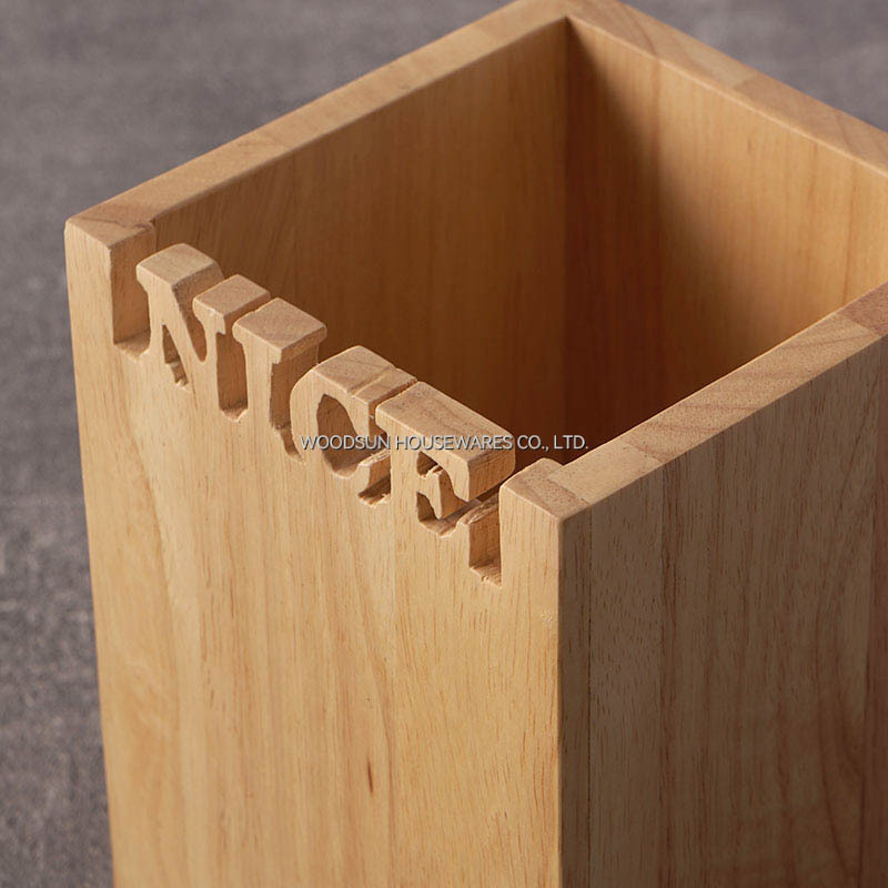 Woodsun Kochutensilien Cooking Tools Wooden Spatula Spoon Utensil Caddy