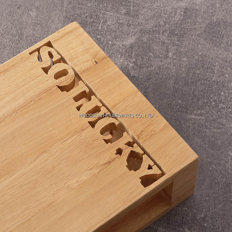 Woodsun 2023 Messenblok Bloc De Couteaux Kitchen Knife Holder Block Manufacturer