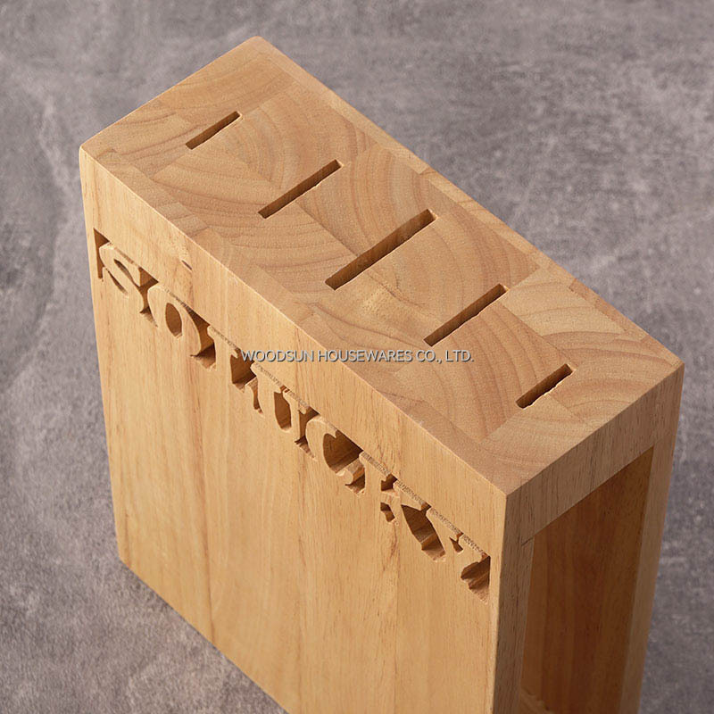 Woodsun 2023 Messenblok Bloc De Couteaux Kitchen Knife Holder Block Manufacturer