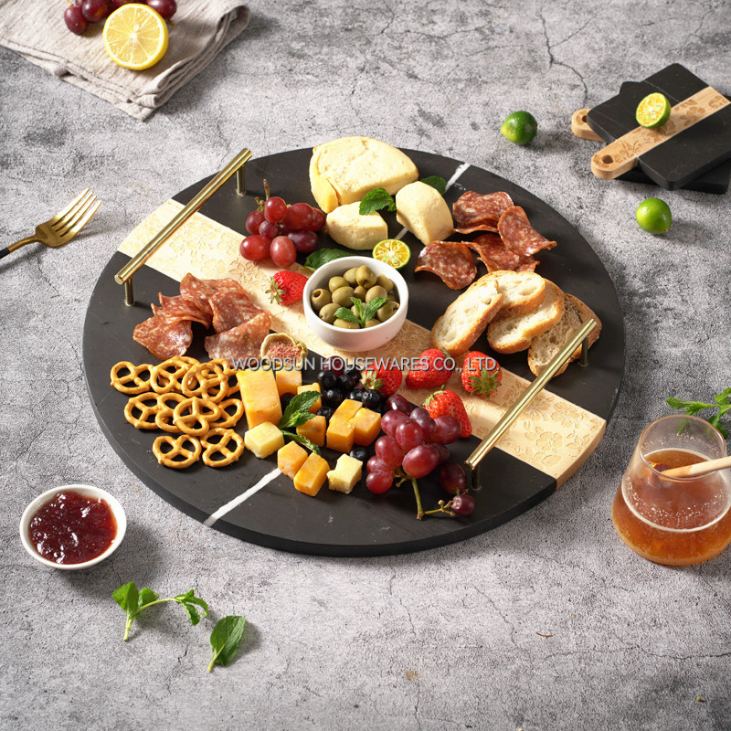 Woodsun 2025 Gift Custom Desert Serving Trays For Restaurant