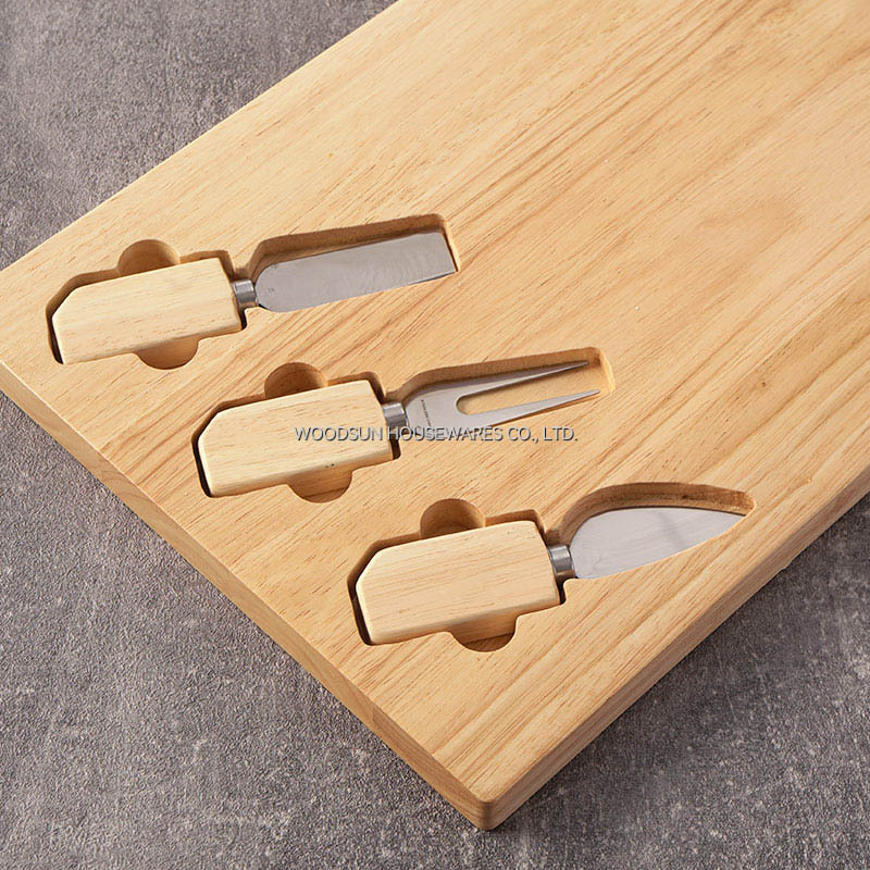WOODSUN Solid Lettering Cheese Kaasplankje Custom Made Modern Cheese Board Manufacturer