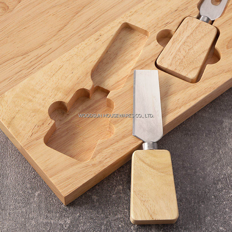 Woodsun Solid Lettering Tabla De Quesos Cheese Board Kasebrett