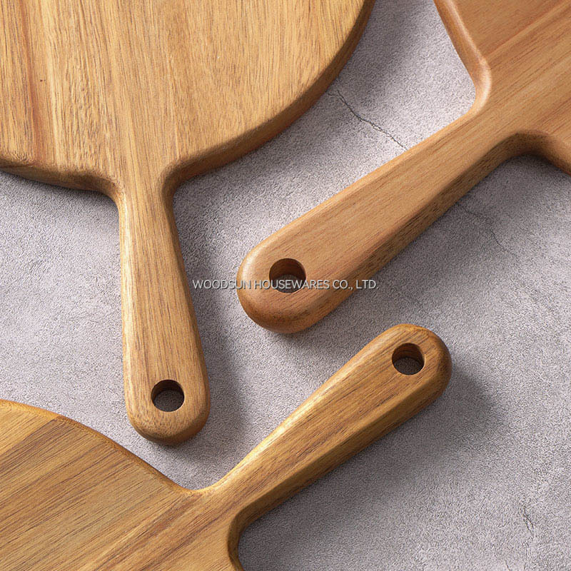 Woodsun Oblique Splicing Tabla De Servir Nordic Board Pizza Serving Tray With Legs