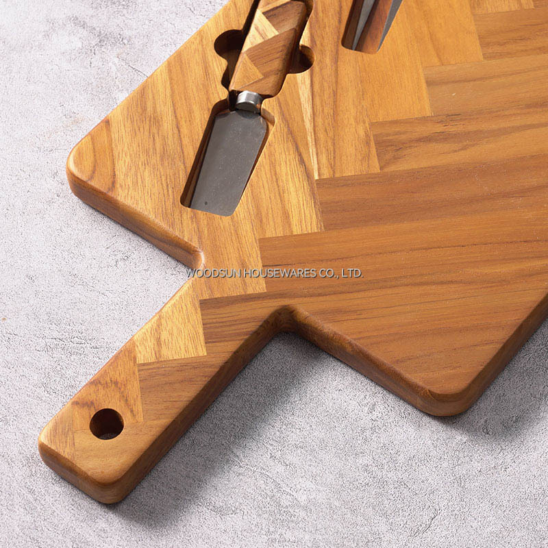 Woodsun Wooden Cheese Board Gifts Set