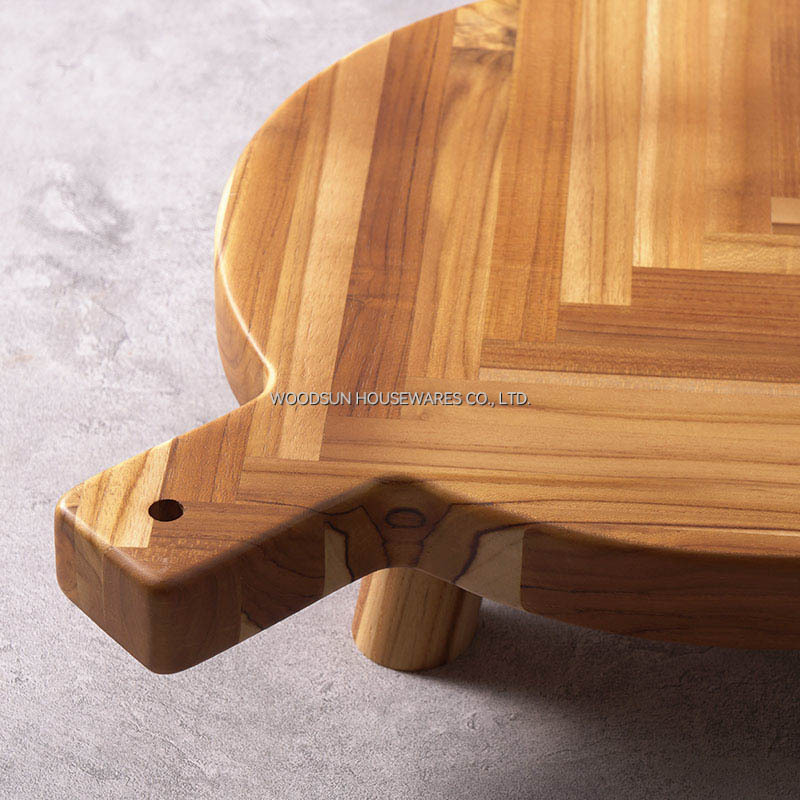 Woodsun Manufacturer Custom Serving Board Acacia Wood Cutting Boards Wholesale Pizza Cutting Board for Party