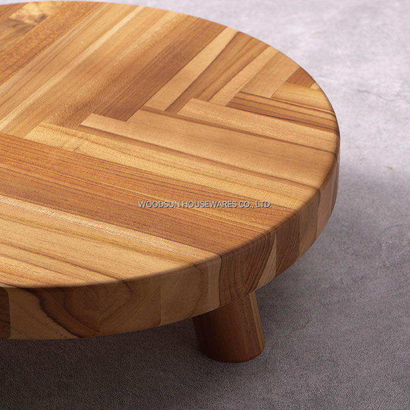 Woodsun Manufacturer Custom Serving Board Acacia Wood Cutting Boards Wholesale Pizza Cutting Board for Party