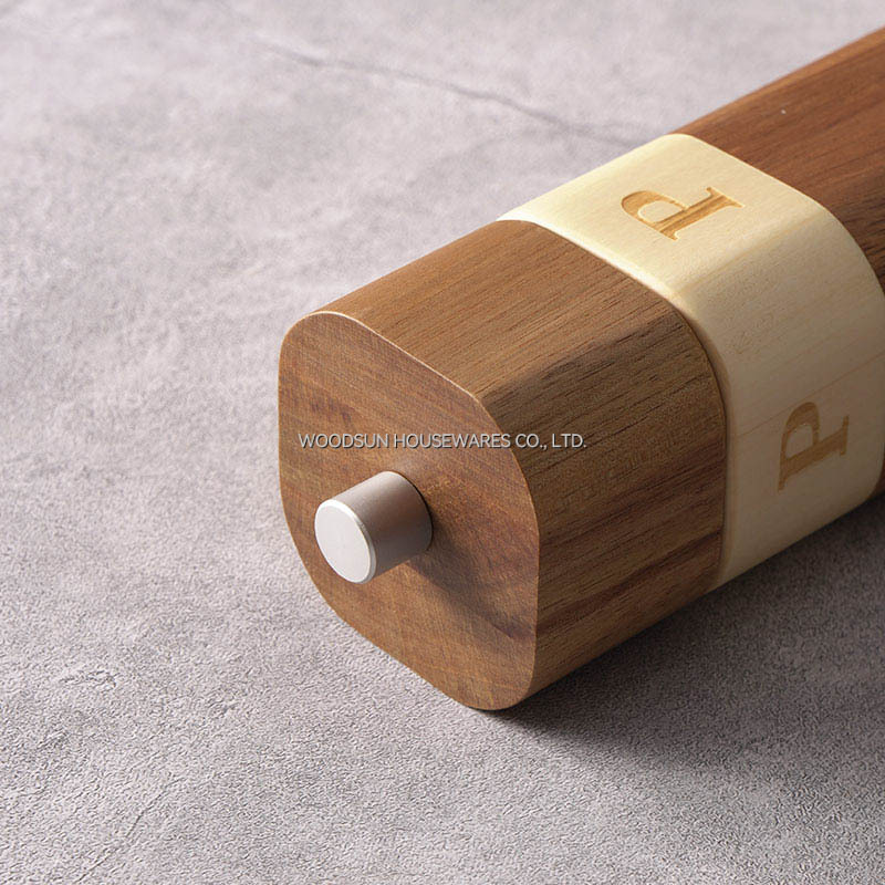 Woodsun Custom Manufacturer Molino De Pimienta Y Sal Pepper and Salt Mill