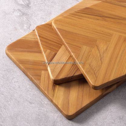Woodsun Hotel Restaurant Acacia Dinning Serving Boards With Handle