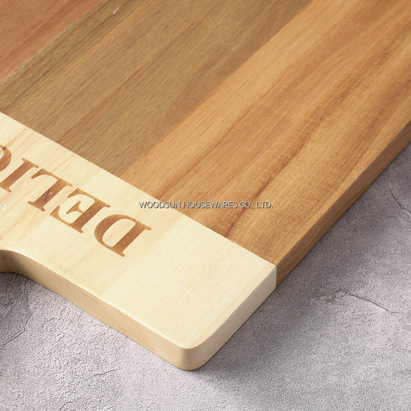 Woodsun Professional Supplier Wholesale Charcuterie Solid Wood Cheese Boards Acacia Tagliere Di Formaggi