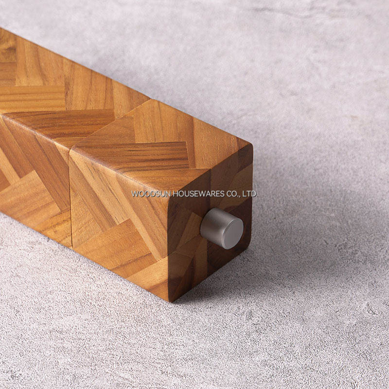 Woodsun Salt Pepper Mill Grinder Wood