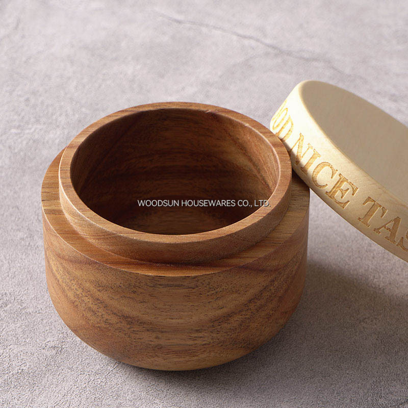 Woodsun Custom Manufacturer Sugar and Salt Containers for Sale Spice Box for Kitchen