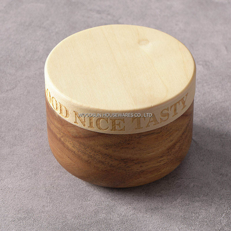 Woodsun Custom Manufacturer Sugar and Salt Containers for Sale Spice Box for Kitchen