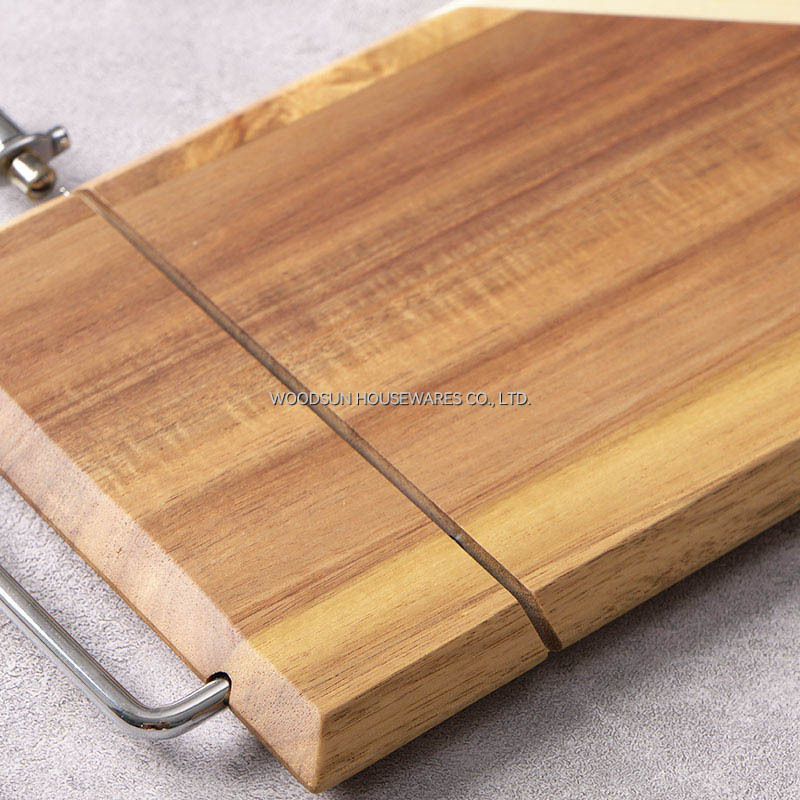 Woodsun Kaasplankje Papan Keju Tabla De Quesos Cheese Board Acacia Wood With Slicer