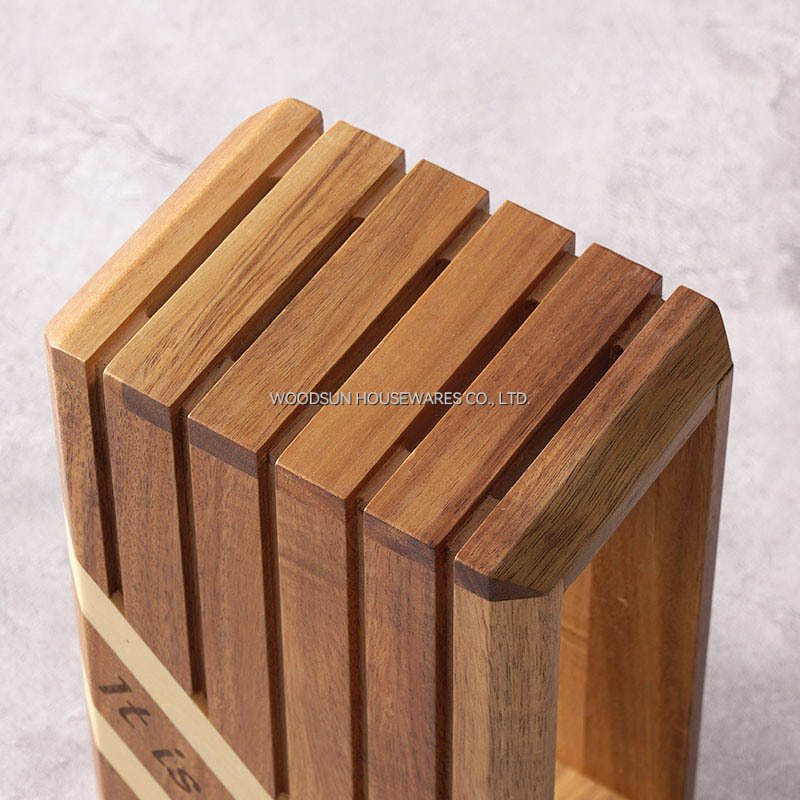 Woodsun Oblique Splicing Knife Holder Messerblock Chef Knife Block