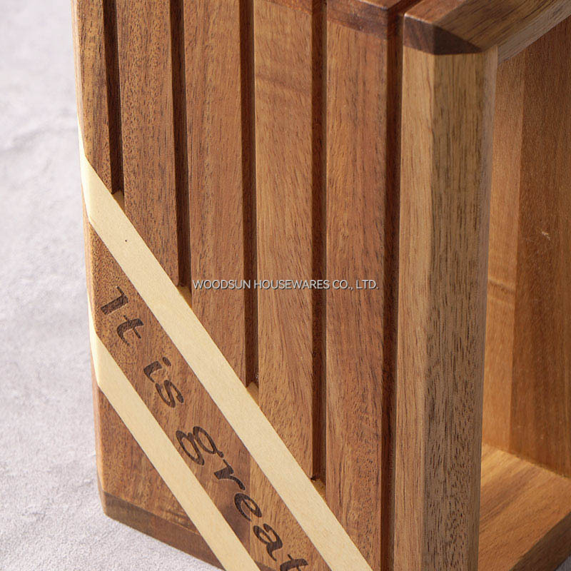 Woodsun Oblique Splicing Knife Holder Messerblock Chef Knife Block