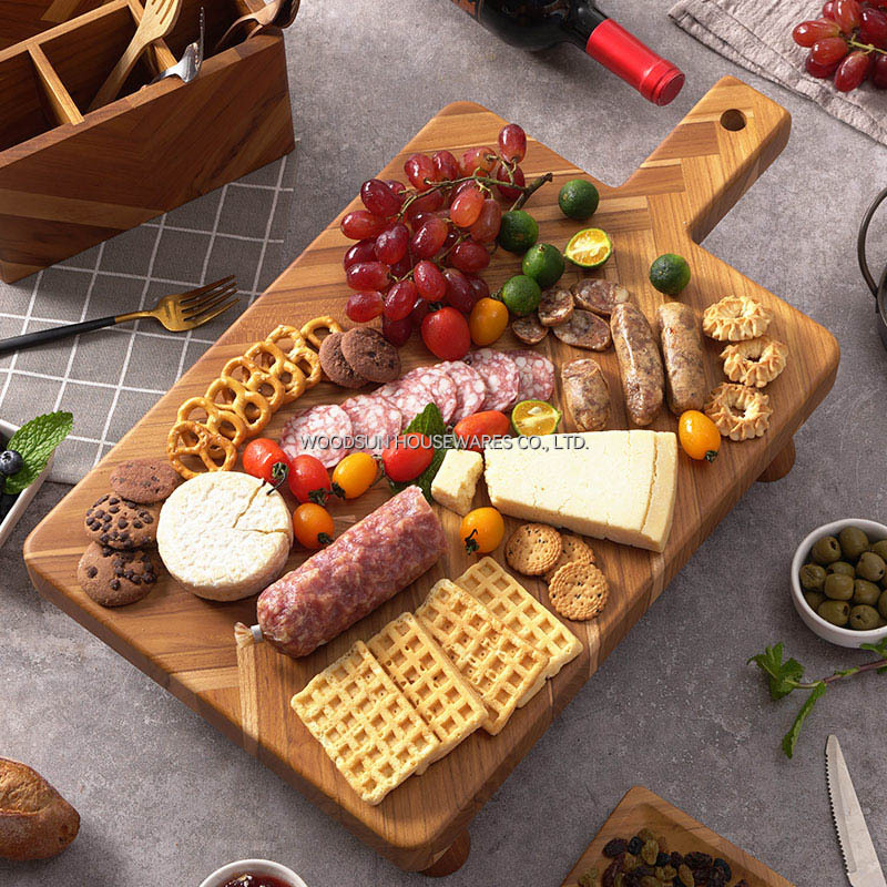 Woodsun Serving Plate Serving Tray Decorate Kitchen Tray Serving With Leg