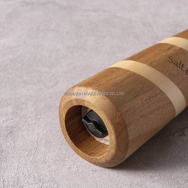 Woodsun Molinillos De Sal Y Pimienta Zout Pepermolen Salz Pfeffermuhle Salt and Pepper Grinder Set Wood