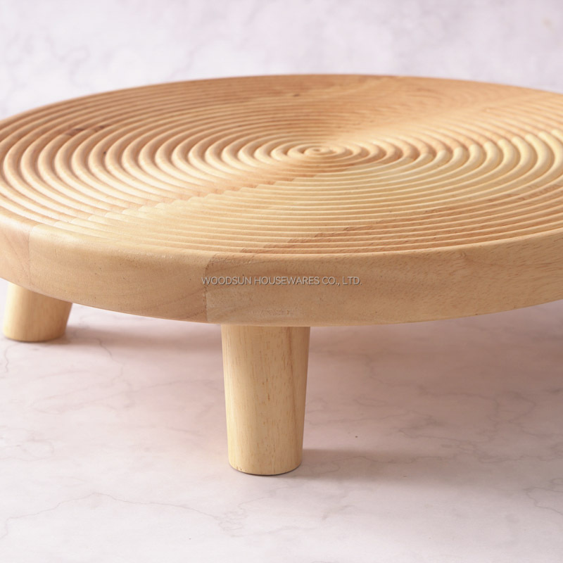 Woodsun 2025 Gift Party Tabla De Cortar Round Wood Charcuterie Boards Cutting Board